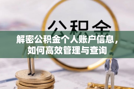 扎赉诺尔解密公积金个人账户信息，如何高效管理与查询